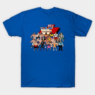 Wrestling Roster 80s T-Shirt